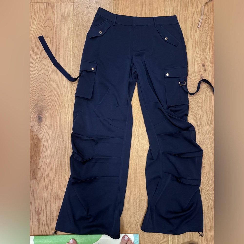SER.O.YA Navy Flare Pants - Picture 12 of 12